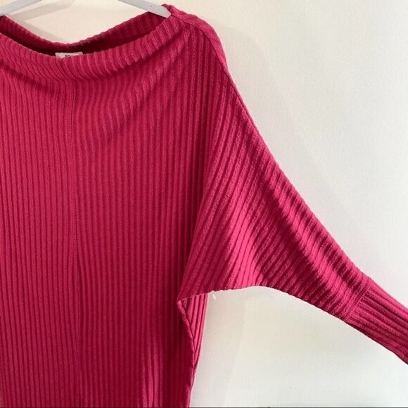 BP. Ribbed long sleeve knit oversized tunic top - Picture 4 of 5